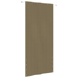 VidaXL Balkonscherm 120x240 cm oxford stof taupe