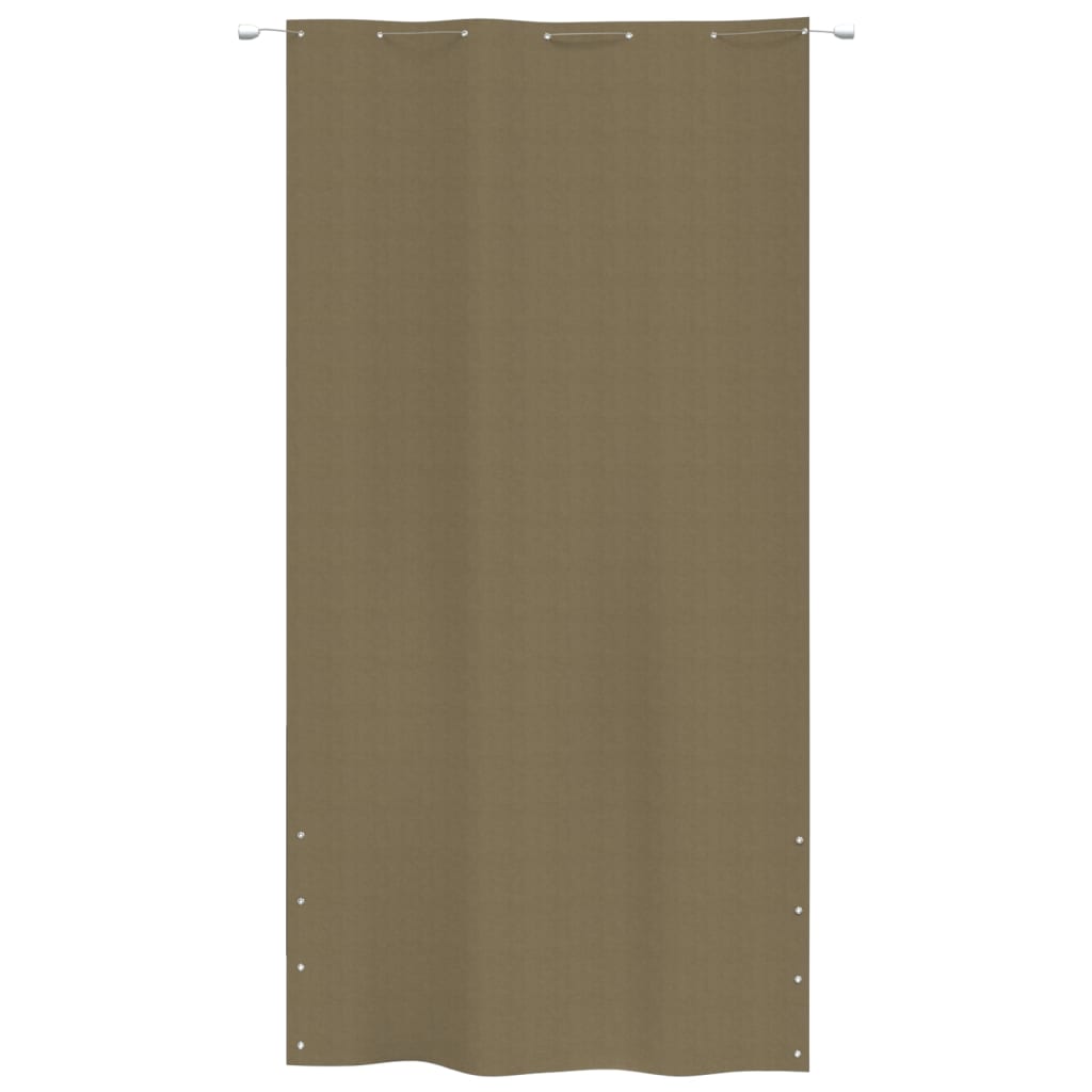 VidaXL Balkonscherm 140x240 cm oxford stof taupe