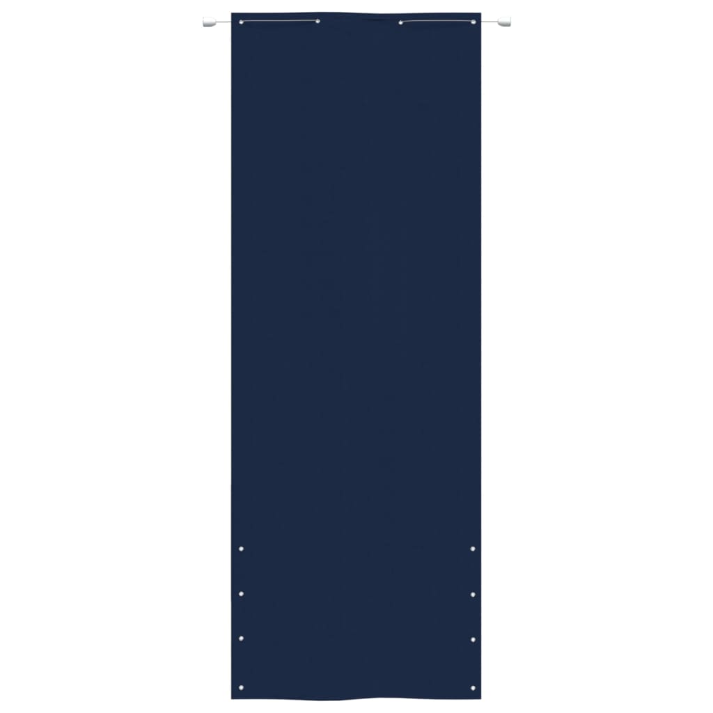 VidaXL Balkonscherm 80x240 cm oxford stof blauw