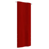 Vidaxl balkonscherm 80x240 cm oxford stof rood