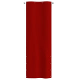 Vidaxl balkonscherm 80x240 cm oxford stof rood