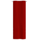 Vidaxl balkonscherm 80x240 cm oxford stof rood