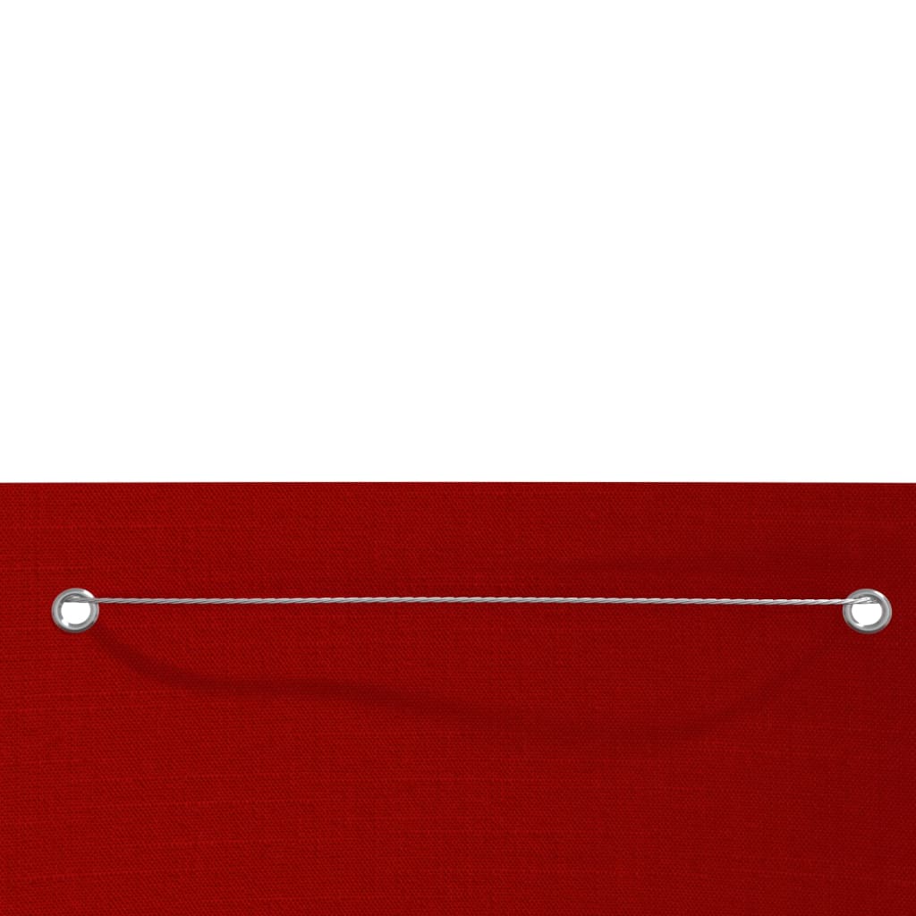 Vidaxl balkonscherm 80x240 cm oxford stof rood