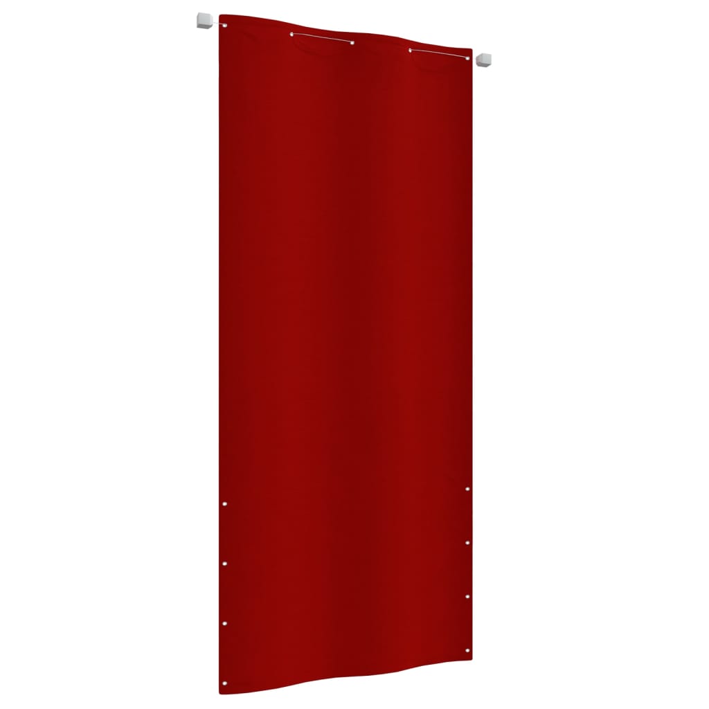 VidaXL Balkonscherm 100x240 cm oxford stof rood