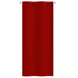 VidaXL Balkonscherm 100x240 cm oxford stof rood