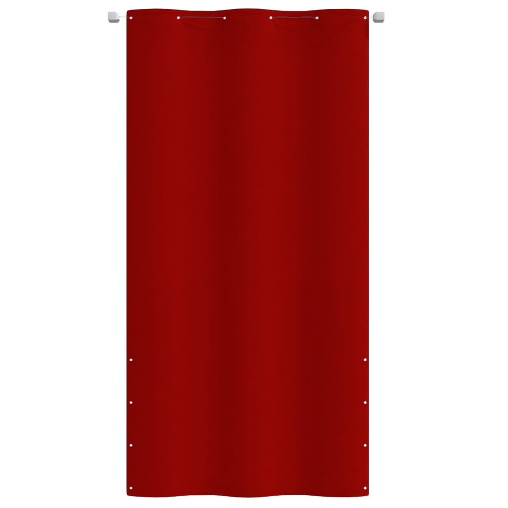 Vidaxl balkonscherm 120x240 cm oxford stof rood