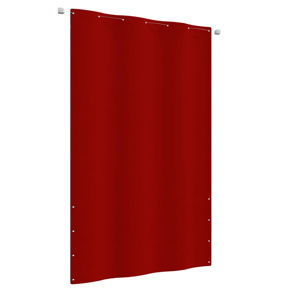 Vidaxl balkonscherm 140x240 cm oxford stof rood