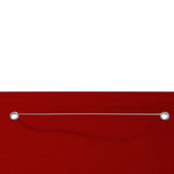 VidaXL Balkonscherm 160x240 cm oxford stof rood