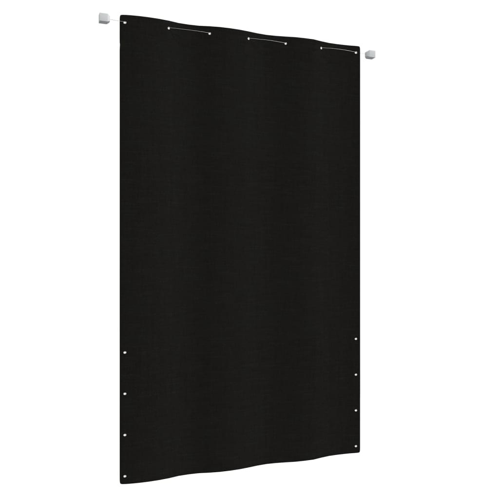 VidaXL Balkonscherm 140x240 cm oxford stof zwart