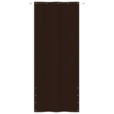 Vidaxl balkonscherm 100x240 cm oxford stof bruin