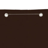 Vidaxl balkonscherm 100x240 cm oxford stof bruin