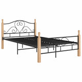 Vidaxl bedframe metaal zwart 120x200 cm