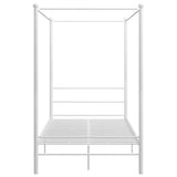 Vidaxl hemelbedframe metaal wit 120x200 cm