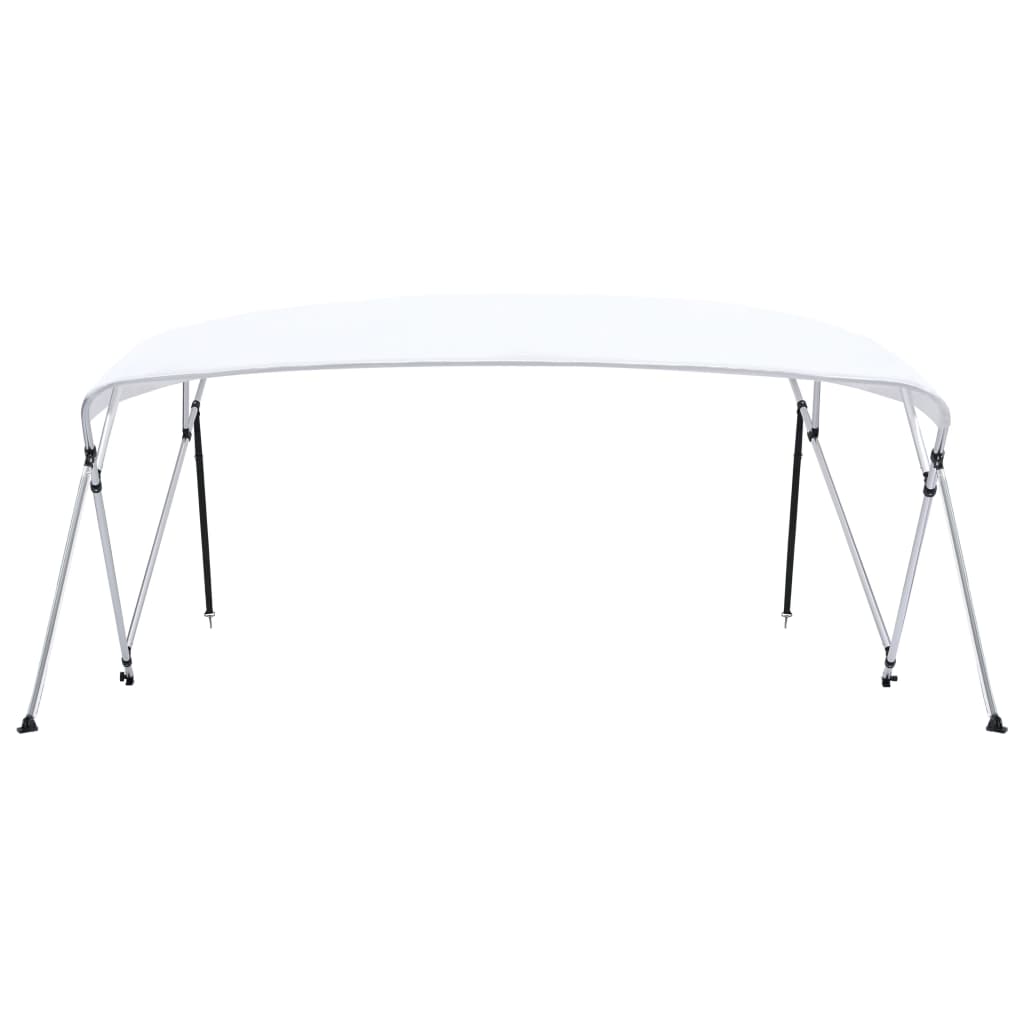 VidaXL Biminitop 4-boogs 243x(230-244)x137 cm wit