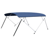 VidaXL Biminitop 4-boogs 243x(230-244)x137 cm marineblauw