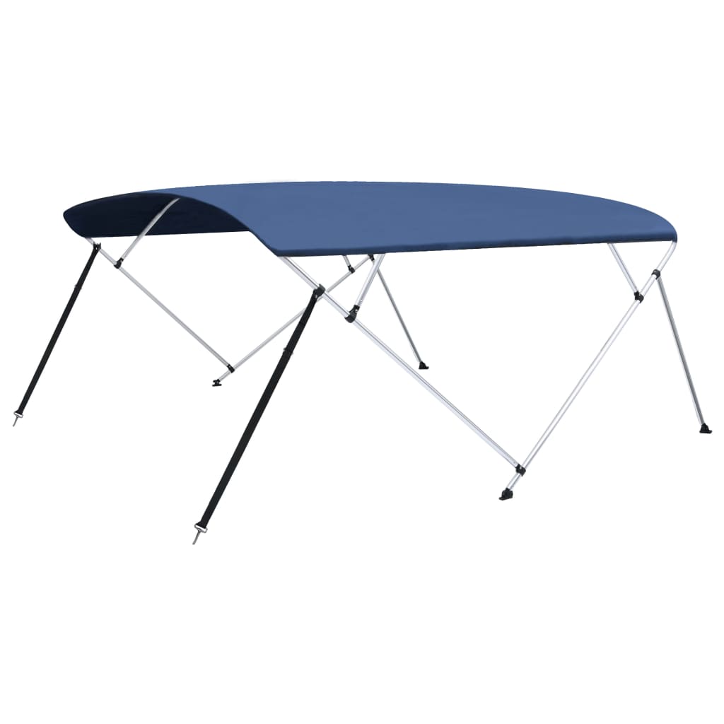 Vidaxl biminitop 4-boogs 243x(230-244)x137 cm marineblauw