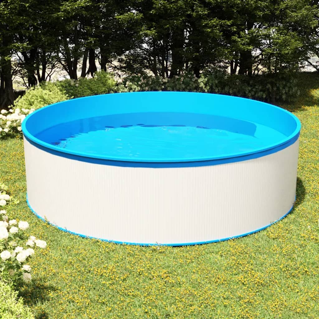 VidaXL Splasher pool 350x90 cm wit