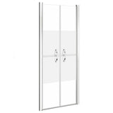Vidaxl douchedeur 86x190 cm esg halfmat