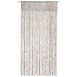 Vidaxl gordijn macramé 140x240 cm katoen taupe
