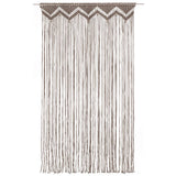 Vidaxl gordijn macramé 140x240 cm katoen taupe