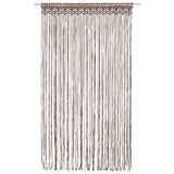 Vidaxl gordijn macramé 140x240 cm katoen taupe