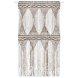 Vidaxl gordijn macramé 140x240 cm katoen taupe