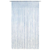 Vidaxl gordijn macramé 140x240 cm katoen blauw