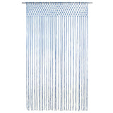 Vidaxl gordijn macramé 140x240 cm katoen blauw