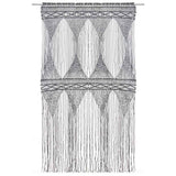 Vidaxl gordijn macramé 140x240 cm katoen antraciet