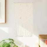 VidaXL Wandhanger macramé 40x80 cm katoen