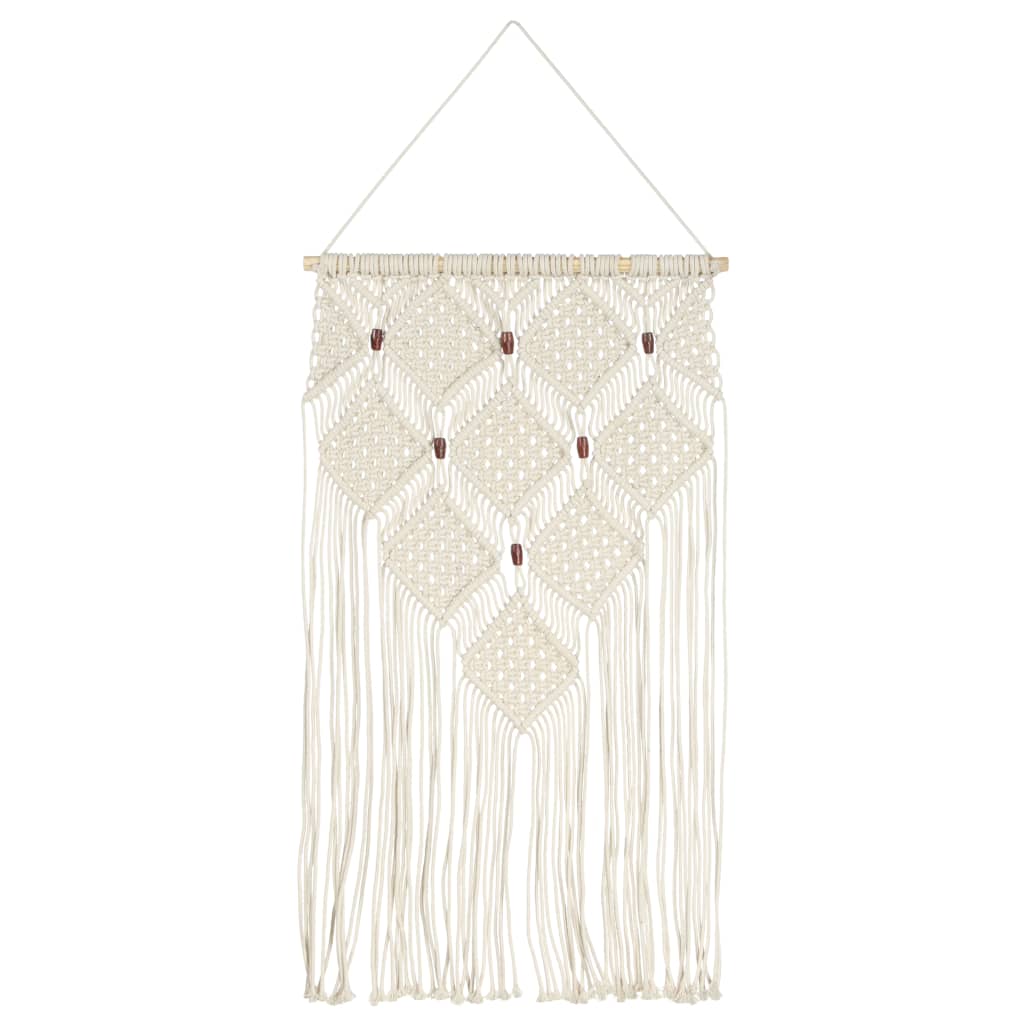 Vidaxl wandhanger macramé 40x80 cm katoen