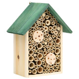 Vidaxl insectenhotels 2 st 23x14x29 cm massief vurenhout