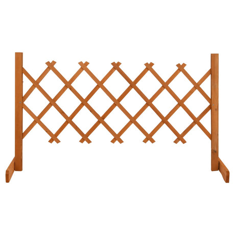 Vidaxl tuinlatwerk 120x60 cm massief vurenhout oranje
