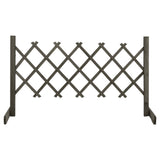 Vidaxl tuinlatwerk 120x60 cm massief vurenhout grijs