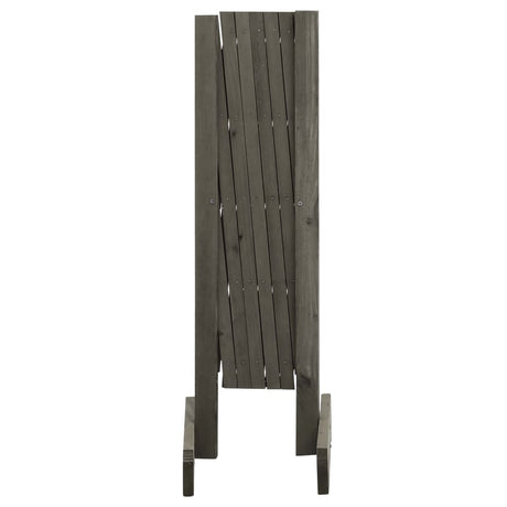Vidaxl tuinlatwerk 120x60 cm massief vurenhout grijs