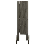 Vidaxl tuinlatwerk 120x60 cm massief vurenhout grijs