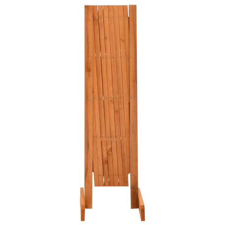 Vidaxl tuinlatwerk 150x80 cm massief vurenhout oranje