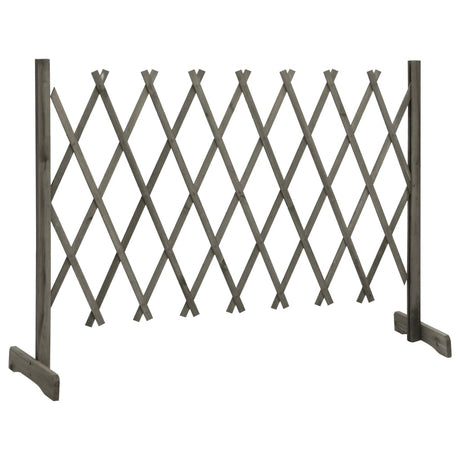 Vidaxl tuinlatwerk 150x80 cm massief vurenhout grijs
