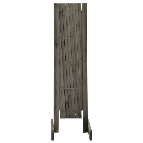 Vidaxl tuinlatwerk 150x80 cm massief vurenhout grijs