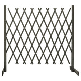 Vidaxl tuinlatwerk 180x100 cm massief vurenhout grijs