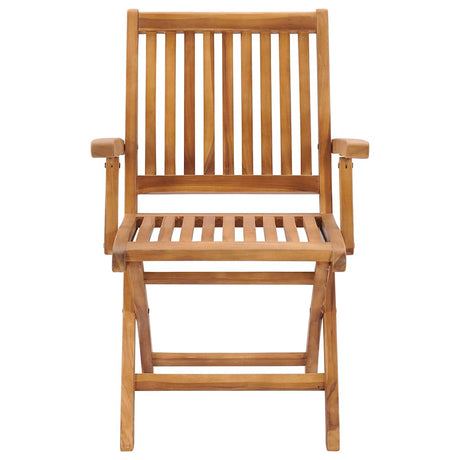 Vidaxl tuinstoelen 2 st inklapbaar massief teakhout