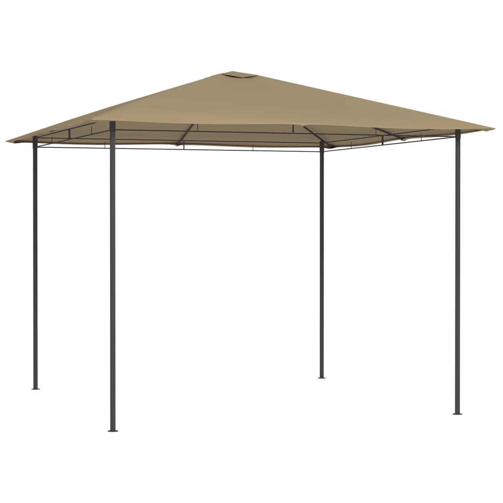 Vidaxl prieel 160 g m² 3x3x2,6 m taupe