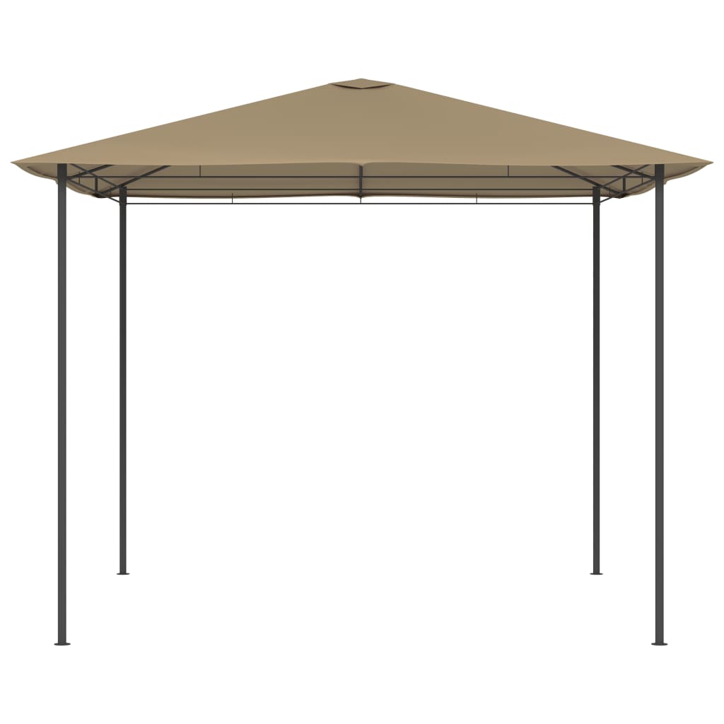 Vidaxl prieel 160 g m² 3x3x2,6 m taupe