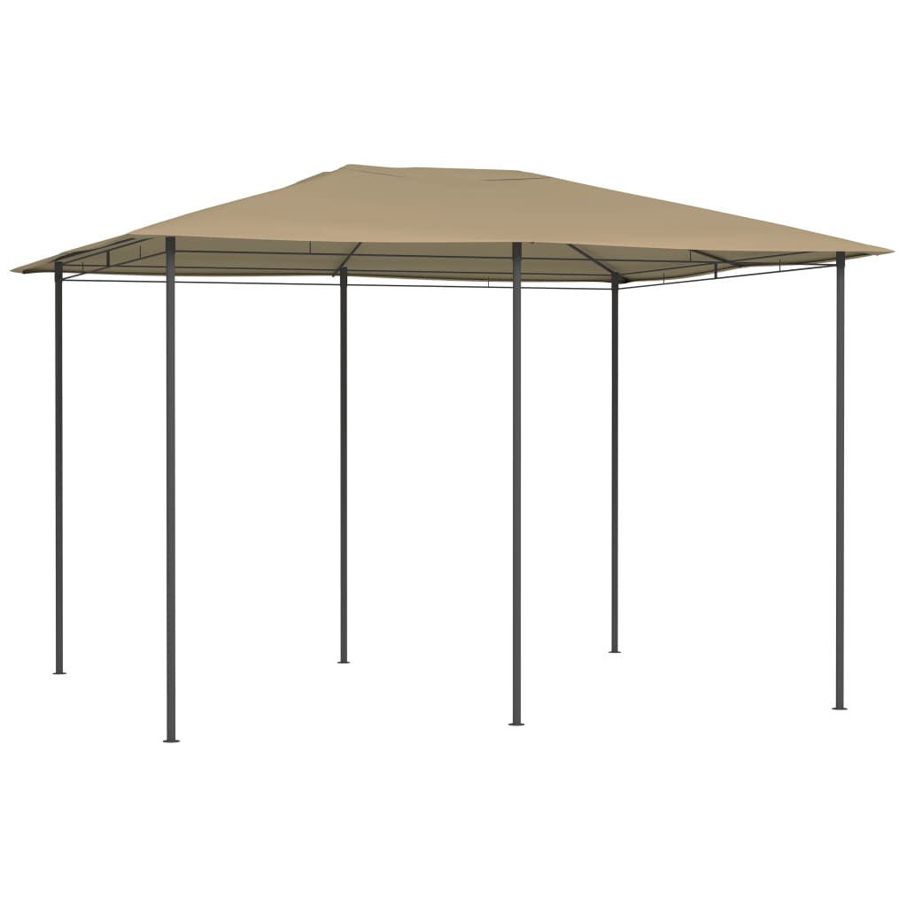 Vidaxl prieel 160 g m² 3x4x2,6 m taupe