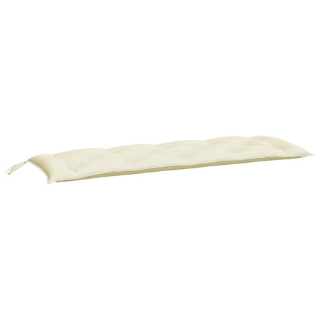 Vidaxl tuinbankkussen 150x50x7 cm oxford stof crèmewit