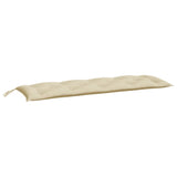 Vidaxl tuinbankkussen 150x50x7 cm oxford stof beige