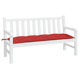 Vidaxl tuinbankkussen 150x50x7 cm oxford stof rood