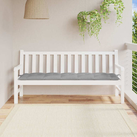 Vidaxl tuinbankkussen 180x50x7 cm oxford stof grijs
