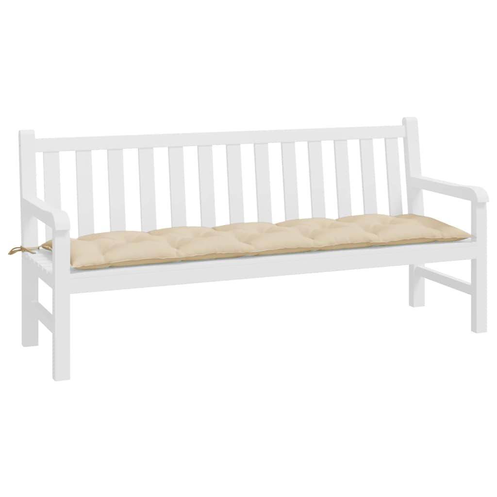 Vidaxl tuinbankkussen 180x50x7 cm oxford stof beige