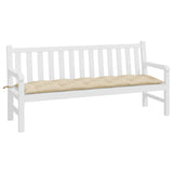 Vidaxl tuinbankkussen 180x50x7 cm oxford stof beige